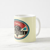 Pickleball Tasse - Vintager Entwurf (VorderseiteRechts)