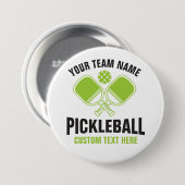 Pickleball-Team Club Pickleball-Spieler Button (Vorne & Hinten)