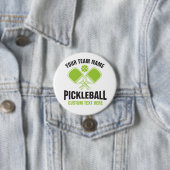 Pickleball-Team Club Pickleball-Spieler Button (Beispiel)