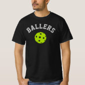 Pickleball Team Jersey "BALLERS" T-Shirt (Vorderseite)