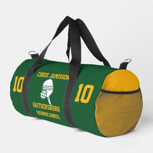 Pickleball-Team, Trainer oder Spieler Grün Persona Duffle Bag (Rechte Ecke)