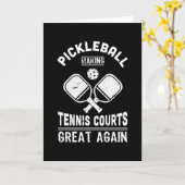 Pickleball Tennis Courts Dink Geschenk Karte (Gelbe Blume)