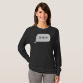 Pickleball Text Message Chat Blase Pickleball Pl T-Shirt (Vorne ganz)