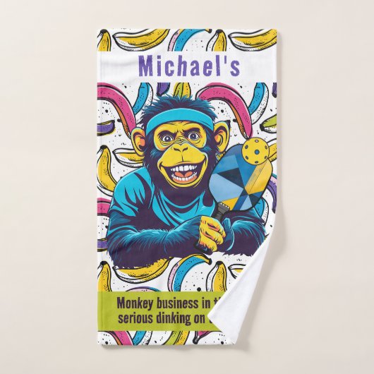 Pickleball The Dinkin’ Ape Escape! Handtuch (Handtuch)