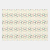 Pickleball Themed mit Paddles, Wiffle Balls, etc. Geschenkpapier Set (Vorderseite 2)