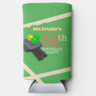 Pickleball Themed Sports Dining Geburtstagsparty Selters Dosenkühler