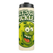 Pickleball Themed Thermosbecher (Vorderseite)