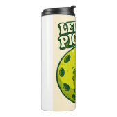 Pickleball Themed Thermosbecher (Nach links gedreht)