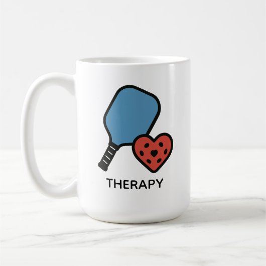Pickleball-Therapie Kaffeetasse (Links)