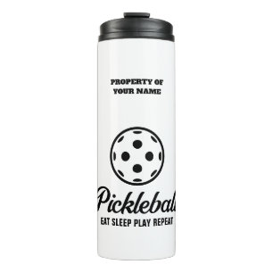 Pickleball Thermal Tumbler-Tasse Thermosbecher