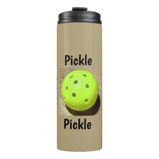 Pickleball thermosbecher (Vorderseite)