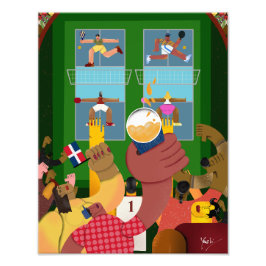 Pickleball Tournment, Pickler Fotodruck