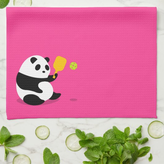 Pickleball trägt Tuch zur Schau: "Pickleball Panda (Gefaltet)
