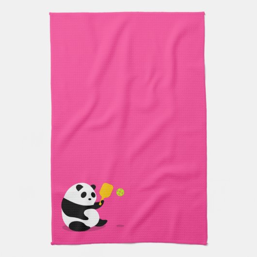 Pickleball trägt Tuch zur Schau: "Pickleball Panda (Vertikal)