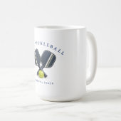 Pickleball-Trainer Kaffeetasse (VorderseiteRechts)
