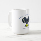 Pickleball-Trainer Kaffeetasse (Vorderseite Links)
