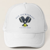 Pickleball-Trainer Truckerkappe (Vorderseite)