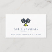 Pickleball-Trainer Visitenkarte (Vorderseite)