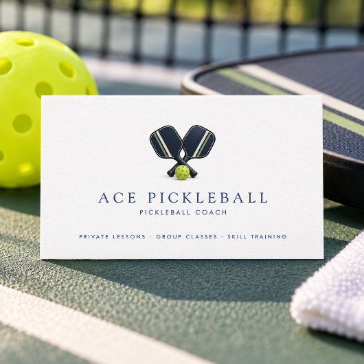 Pickleball-Trainer Visitenkarte