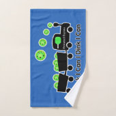 Pickleball Training I Dink I Can Green Ball Handtuch (Handtuch)