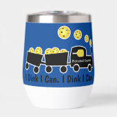 Pickleball Training I Dink I Can Yellow Ball (Vorderseite)