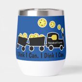 Pickleball Training I Dink I Can Yellow Ball (Rückseite)