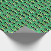 Pickleball Training I Dink I Can Yellow Ball Geschenkpapier (Ecke)