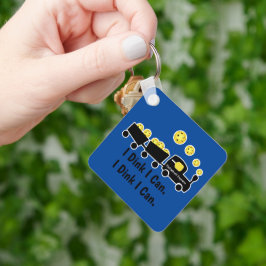 Pickleball Training I Dink I Can Yellow Ball Schlüsselanhänger