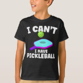 Pickleball Training Joke Pickleball Player T-Shirt (Vorderseite)