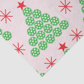 Pickleball Tree mit Sternen Muster Seidenpapier (Detail)