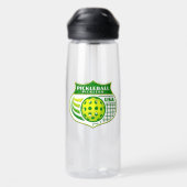 Pickleball Trinkflasche (Rückseite)