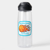 Pickleball Trinkflasche (Rückseite)