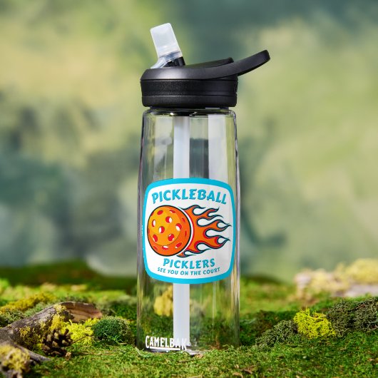 Pickleball Trinkflasche (Außenbereich (gedreht))