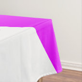 PICKLEBALL Tropenrosa, weißer, schlanker Farbblock Tischdecke (Beispiel)