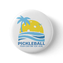 Pickleball Tropical Palm Tree Sun Ihren benutzerde
