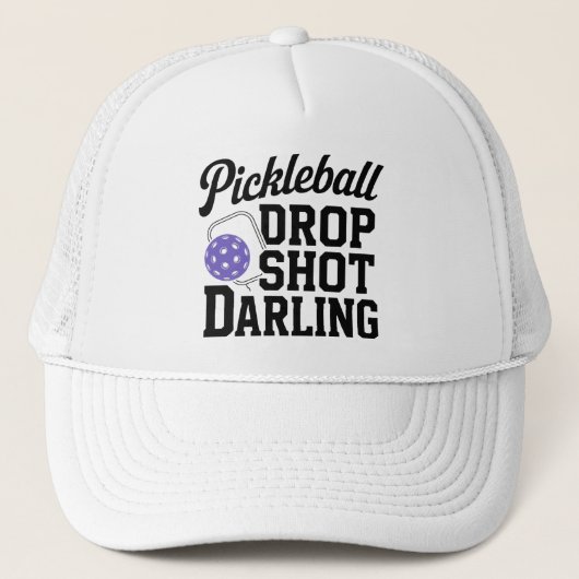 Pickleball Trucker Hat Drop Shot Darling Truckerkappe (Vorderseite)