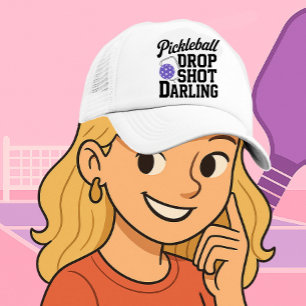 Pickleball Trucker Hut Drop Shot Darling Truckerkappe