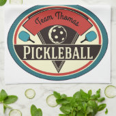 Pickleball Tuch - Vintager Entwurf (Gefaltet)