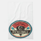 Pickleball Tuch - Vintager Entwurf (Vertikal)