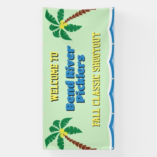 Pickleball-Turnier 4 x 8 Außenbanner Banner (Vertikal)