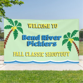 Pickleball Turnier 6 x 10 Außenbereich Banner