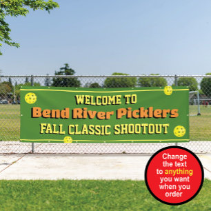 Pickleball-Turnier Banner
