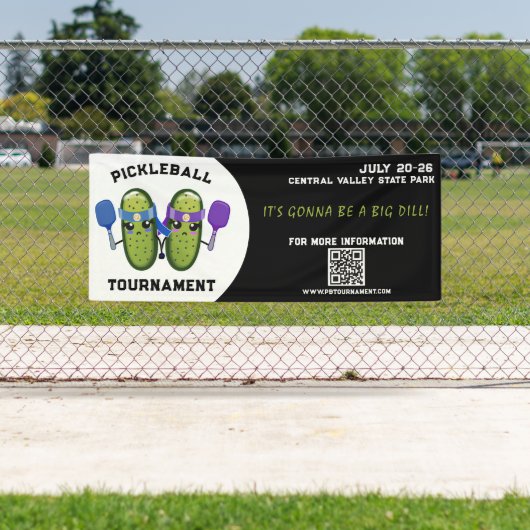 Pickleball Turnier Dill Pickle Team Game Event Banner (Insitu)