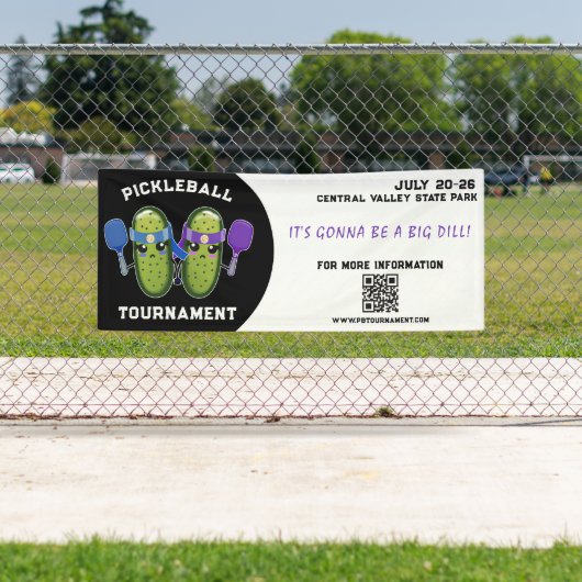 Pickleball Turnier Dill Pickle Team Game Event Banner (Insitu)