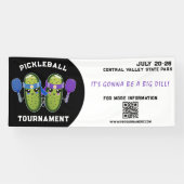 Pickleball Turnier Dill Pickle Team Game Event Banner (Horizontal)