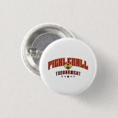 Pickleball-Turnier Vintage Pickle Ball Button (Vorne & Hinten)