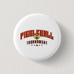 Pickleball-Turnier Vintage Pickle Ball Button