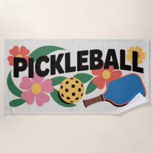 Pickleball Turnierball Coach Strandtuch