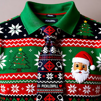 😄 Pickleball 🎄 Uguler Weihnachts-Sweatstil Krawatte