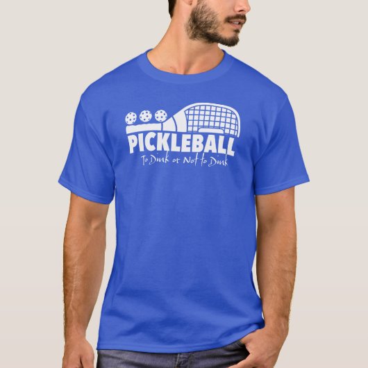 Pickleball, um zu trinken oder nicht, um die Sonne T-Shirt (Vorderseite)